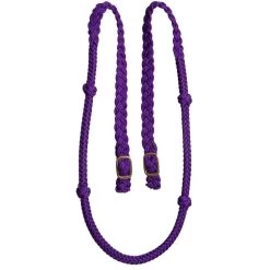 Mustang Cable Knotted Lifter Barrel Rein -Horse Riding Master 8177 fromShopify 2