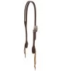 Cowperson Tack 5/8 Inch Harness Slit Ear Headstall With Sqaure Native Concho -Horse Riding Master 85211 default l
