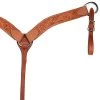 Martin Saddlery 2in Desert Flower Natural Breast Collar 2 Martin Saddlery 2in Desert Flower Natural Breast Collar -Horse Riding Master 854 default l