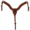 Nrs Competitors Chestnut Roughout Contoured Breast Collar -Horse Riding Master 89294 default l
