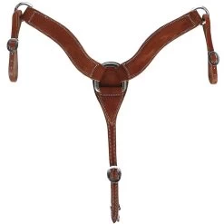 Nrs Competitors Chestnut Roughout Contoured Breast Collar