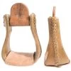 NRS Kids Rawhide Covered Bell Stirrups 1 NRS Kids Rawhide Covered Bell Stirrups -Horse Riding Master 97135 default l
