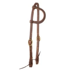 Dutton Bits NRS By Swept Back Shank Copper Wrapped Dogbone Bit Bridle Set -Horse Riding Master DUTTON 11