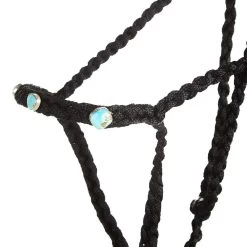 Steadfast Silver Designs Jarett Freeman/ Mule Tape Halter With Genuine Turquoise Stones -Horse Riding Master JF STEADFAST 5