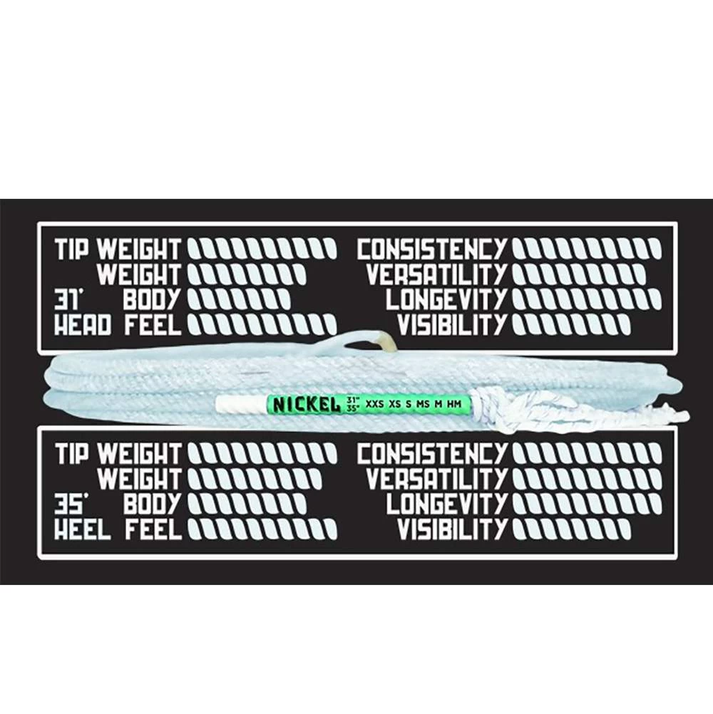 Top Hand Rope Company Nickel 5-Strand Core Heel Rope 4 Top Hand Rope Company Nickel 5-Strand Core Heel Rope - Image 2