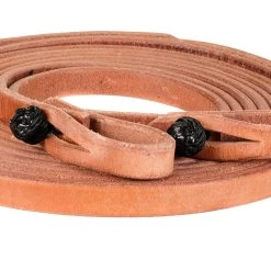 NRS Cheaney Tack Quick Change 5/8in. Split Reins -Horse Riding Master PCT24NAT 1