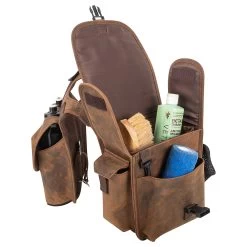 Cashel Company Distressed Leather Medium Horn Bag -Horse Riding Master SB DL HB M 02