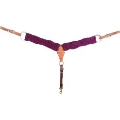 Martin Saddlery 3 Inch Purple Mohair Breast Collar -Horse Riding Master bc300mohairpr 1